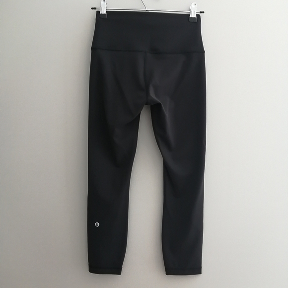 Lululemon 2024 Wunder Train 23" High Rise Black Leggings 6 - Picture 4 of 14